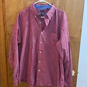 Chaps Red and Blue Checkered Shirt